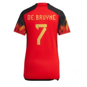Belgien Kevin De Bruyne #7 Hemmatröja Dam VM 2022 Korta ärmar